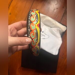 PRADA like new Cappelli in astro headband w/ box and dustie